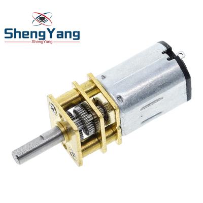 TZT 1/2/5 Stück DC 6V 30 U/min 200 U/min N20 Mini Mikro Metallgetriebemotor mit Zahnrad DC-Motoren GA12-N20