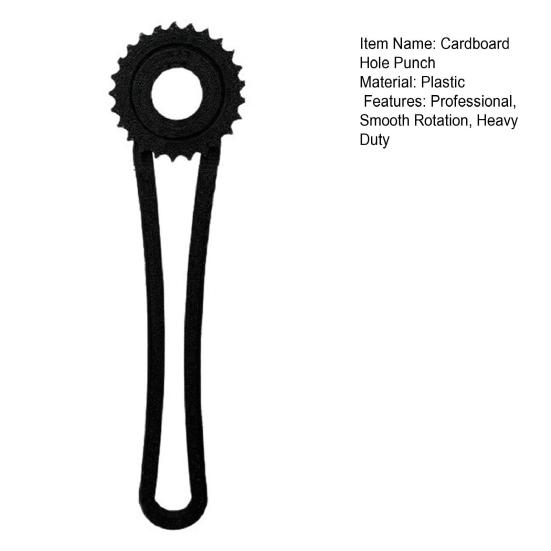 Cardboard Hole Punch Heavy Duty Plastic Handheld Cardboard Puncher Perforator Cutter Scoring Tool Portable