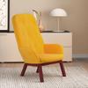 Day and Night - Day and Night Mustard Yellow Velvet Relaxation Armchair