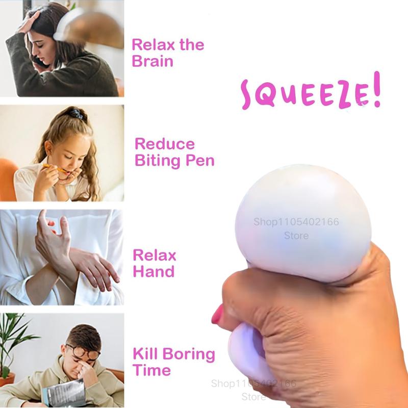 Schylling Needoh Cloud Pleaser Slow Rise Cube Squishy, Stress Relief Squeeze Blind Box Fidget Toy For Adhd Anxiety