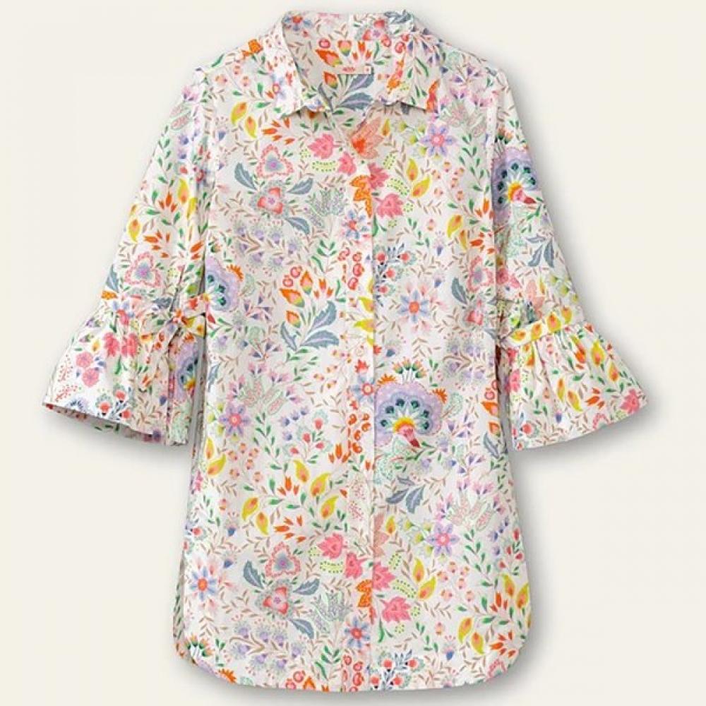 Oilily Pattern Dress Owbsaop028 white (01)/36(55)