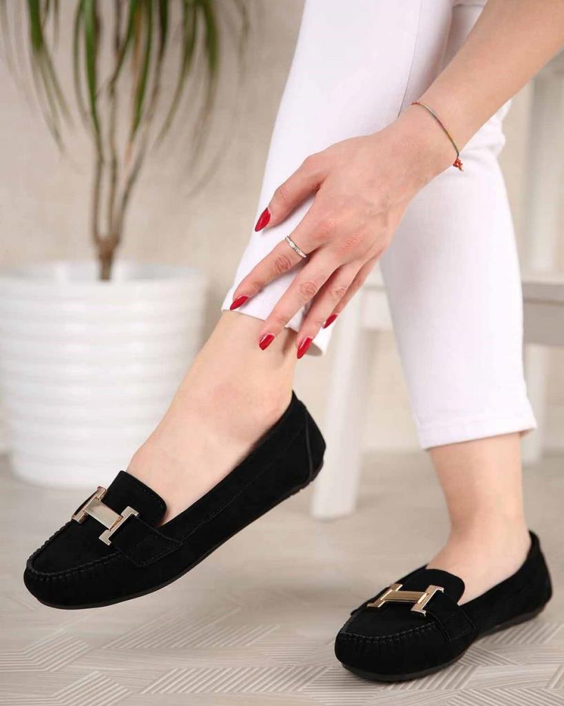 Женские туфли на плоской подошве с пряжкой Marina Lock купить недорого ...