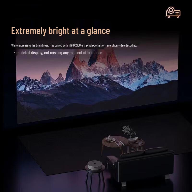 Kukezhe TY05 Portable HD Projector with Android & AI Voice