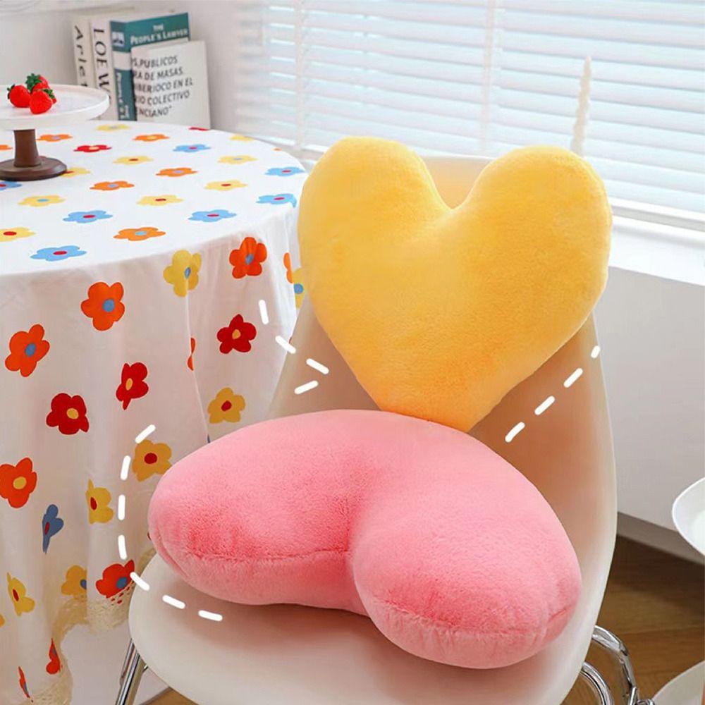 Creative Gift PP Cotton Heart Plush Pillow Heart Shape Fluffy Soft Pillow 30cm Soft Stuffed Pillow Valentines Day