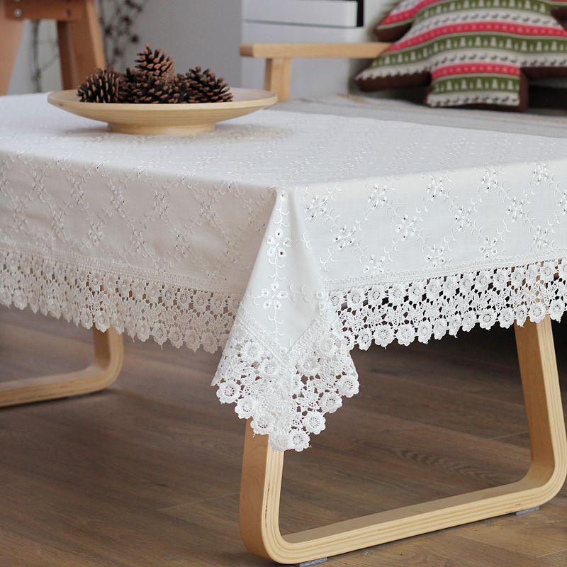 

Хлопок и Лен Свежий Белый Для Дома Покрывало Полотенце Скатерть White 55*55cm