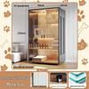 Wooden Indoor Cat Villa: Multi-Functional Pet Cabinet Shelter and Bed