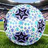 1PC Star Circle Galactic Kaleidoscope Soccer Ball Size 5 Football Machine Sewn Indoor/Outdoor Universal Football A98
