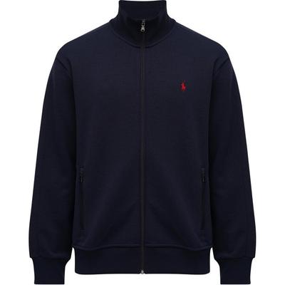 Polo Ralph Lauren Jednokolorowa Kurtka Rozpinana z Długim Rękawem i Haftowanym Kucykiem Męskie kurtki Niebieski 710881509-002
