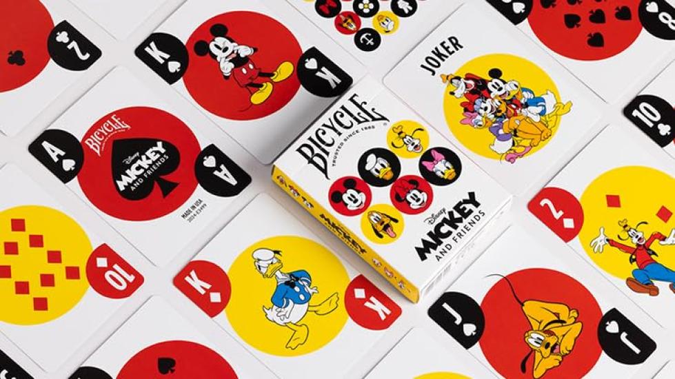 Disney Bicycle Mickey and Friends Playing Card
