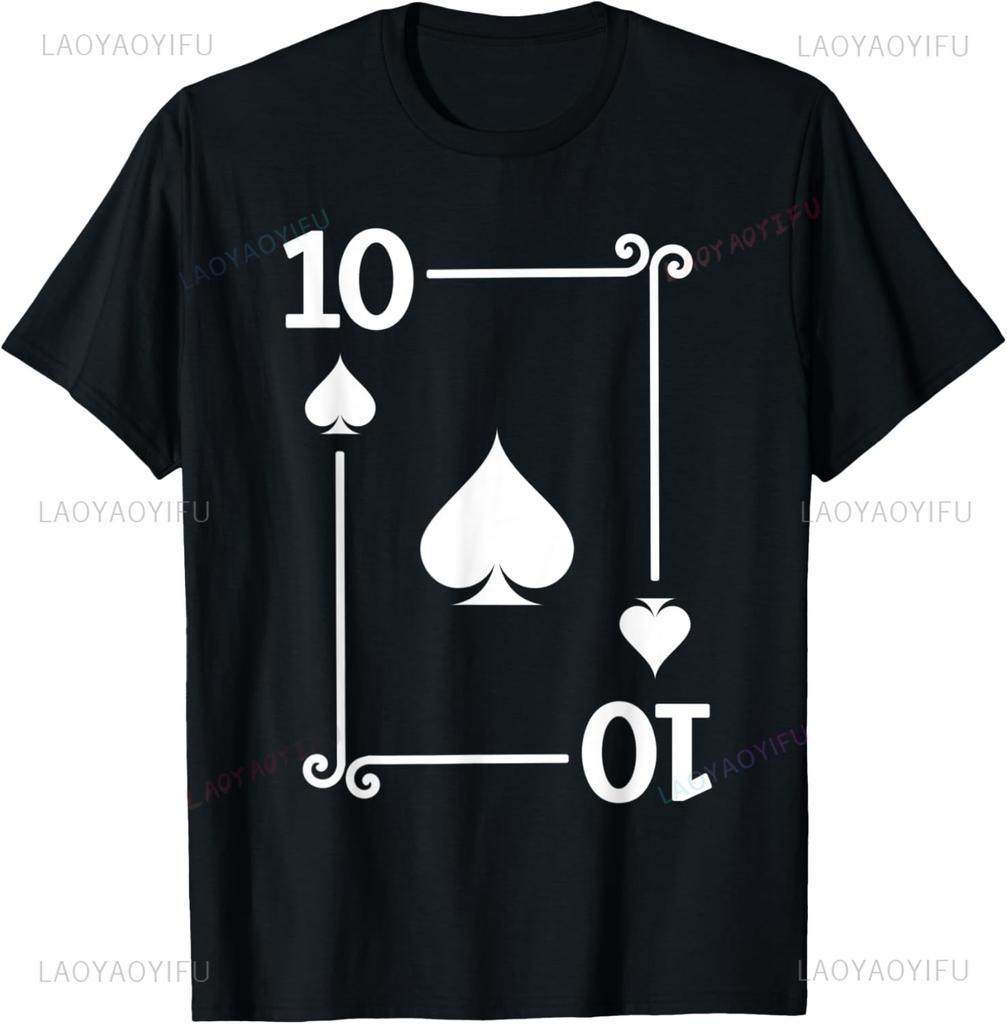 Playing Cards Costume -   Diamonds Card Poker T-Shirt Unisex Summer Streetwear Tops Camiseta