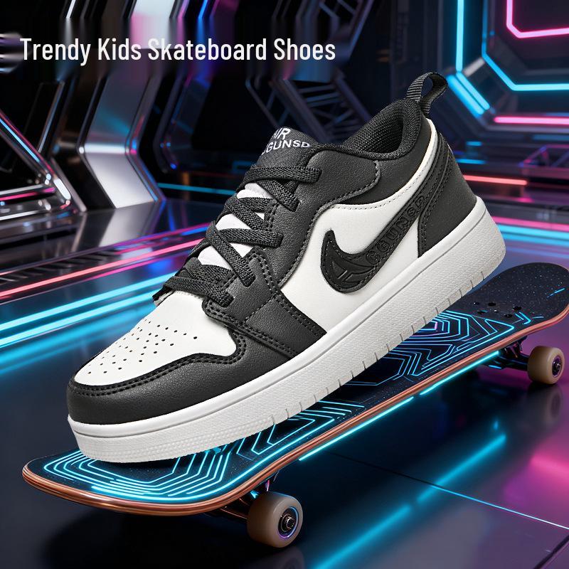 

Унісекс Дитячі Осінні Спортивні Кросівки на Липучках - Білий Повсякденний Стиль 39