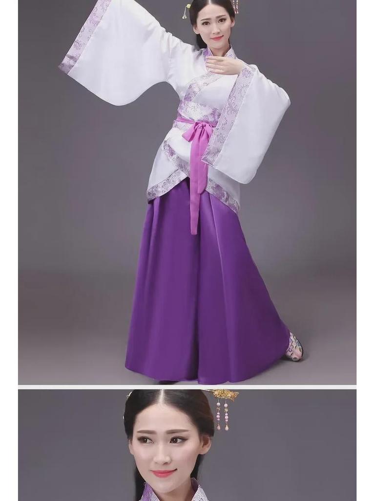 Women's Hanfu Quju Chang'e Fairy Dance Skirt Costume for Opera, Performance, and Graduation