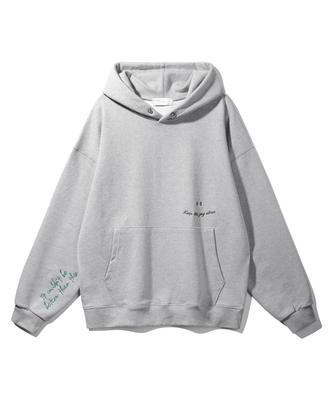 Smile Hoodie Bk6794_Gray