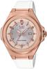 Analog Metal Solar Watch White Rose Gold Baby-G Women's G-MS MSG-S500G-7A2 [Used]