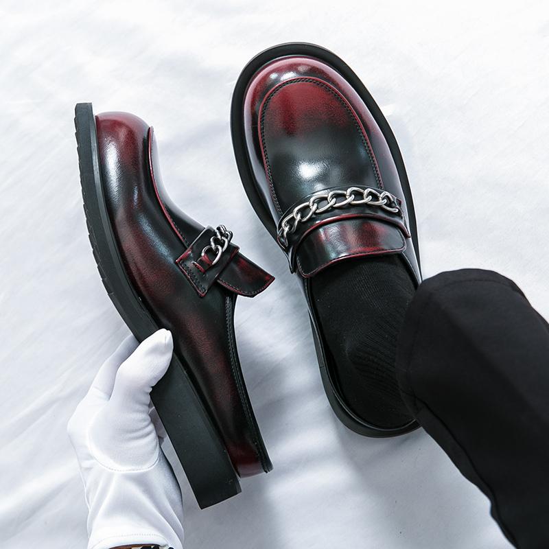 Men's Loafers Luxury Brand Leather Dress Shoes Breathable Slip-On Solid Formal Casual Shoes Handmade Designer Men Shoes Mocassin