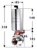 19-108mm Pipe 1.5" 2" -4" Tri Clamp 304 316L Stainless Steel Sanitary Butterfly Valve With Pneumatic actuator For Home Brew