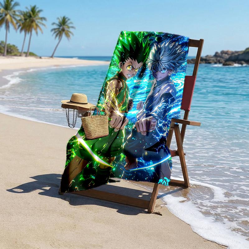Hunter Fashion Strandtuch: Ideal für Sommerabenteuer Weich, saugfähig und schnell trocknend geeignet zum Schwimmen und Baden