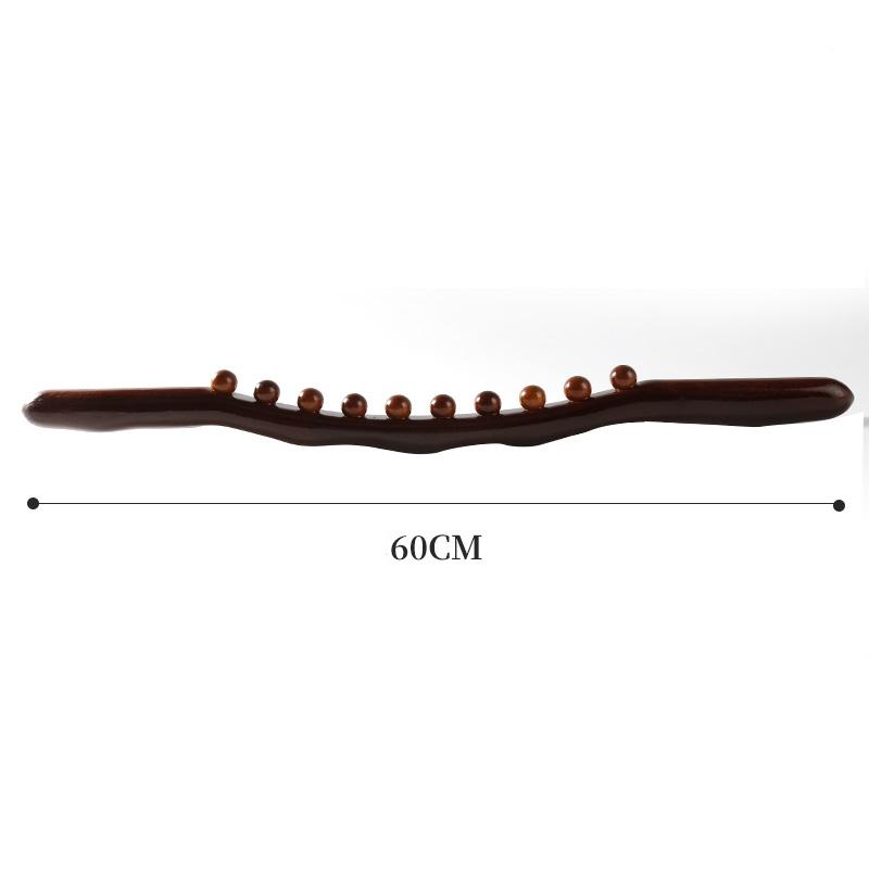 Massage Stick Beech Wood Massage Stick for Back Therapy Universal Tendon Massager Guasha Scraping Relaxing Point Treatment Tool