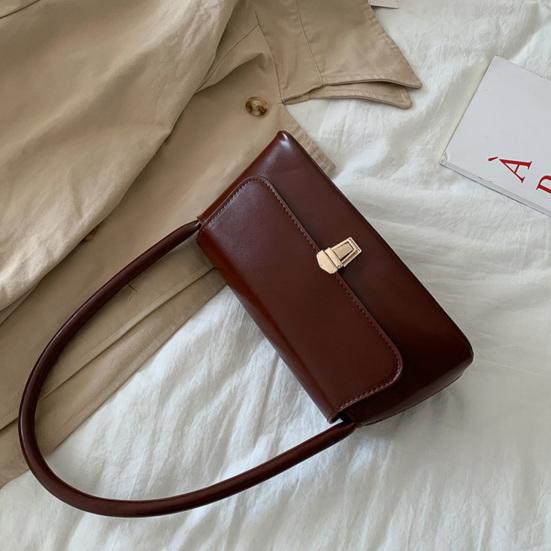 Retro Shoulder Bag Women Small Hobo Handbag Underarm Shoulder Purse for Mobile Phone Lipstick