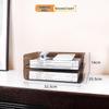 Acrylic Multi-Layer A4 Desktop Document Organizer - Transparent Stackable File Holder