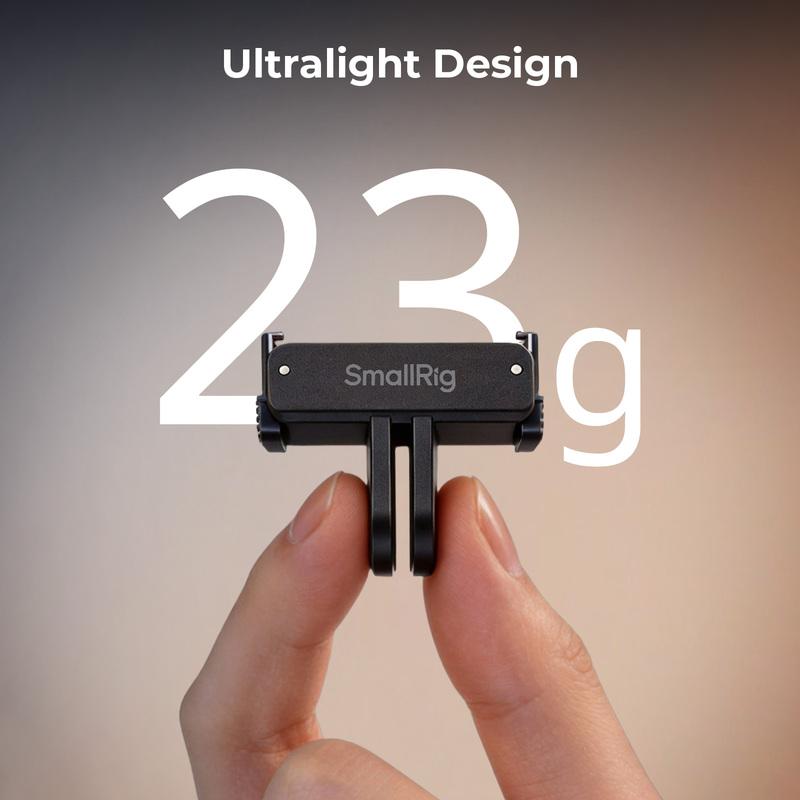 SmallRig Quick Release Adapter Support Kit with 1/4"-20 Threaded Hole and 2-Prong Mount, for DJI Osmo Nano for DJI Osmo Action 6