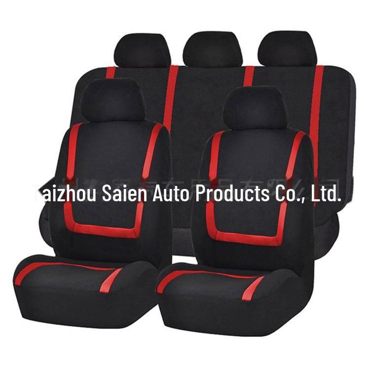 9-Piece Universal Car Seat Cover Set - Polyester Mesh