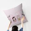 Cartoon S-SnoopyS Dog Cushion Cover Car Throw Pillow Case For Sofa Car Christmas Gift 40x40cm 45x45cm