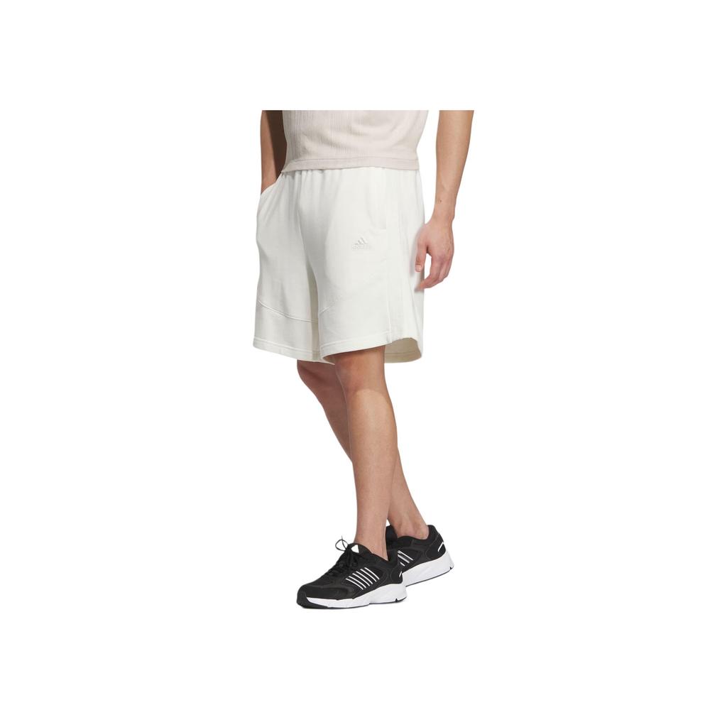 Adidas St 3-Stripes Hv Shorts Comfortable Casual Loose-Fit Men Shorts Han-Jade-White JI8640