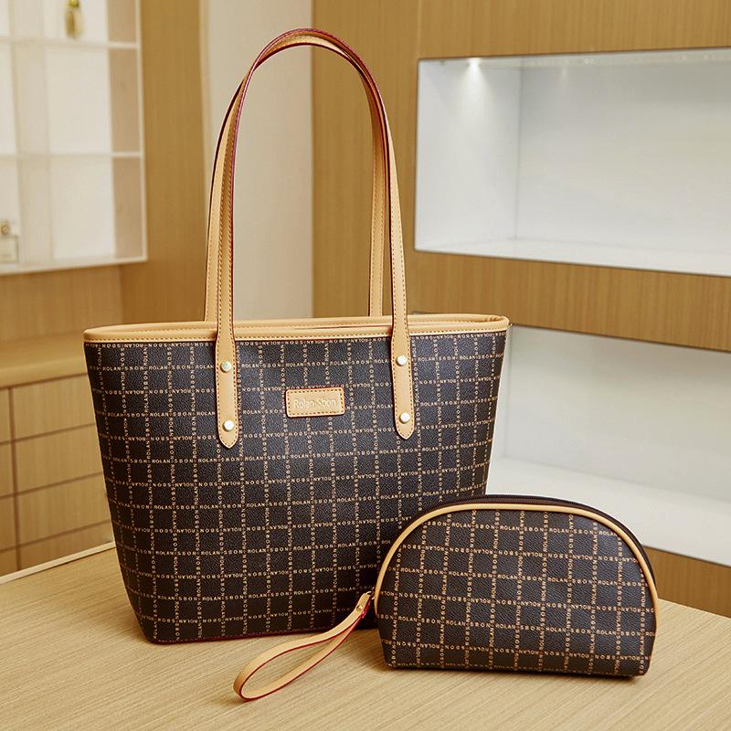 

Новая большая вместительная сумка для мамы и ребенка с принтом, ретро, универсальная, повседневная женская сумка-тоут, сумка через плечо