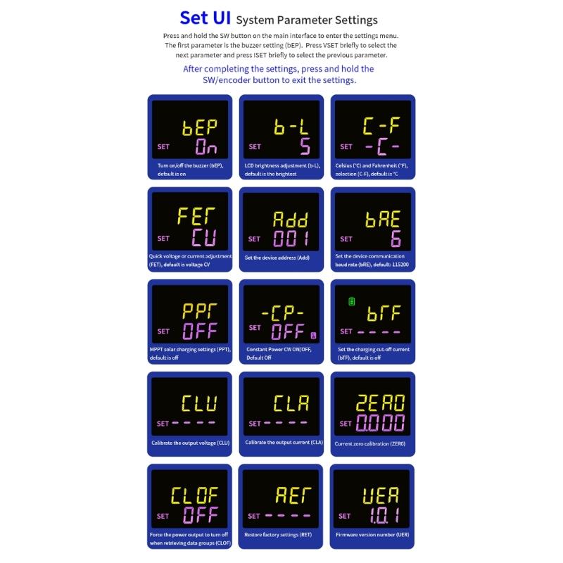 High Efficiency Solar Charging Unit Power Supply Module Adjustable Output Voltage Regulator For Laboratory Applications