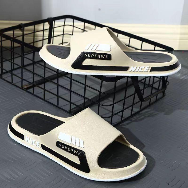 Men's Summer Non-Slip Thick-Soled Slippers - Trendy Outdoor & Home Comfort