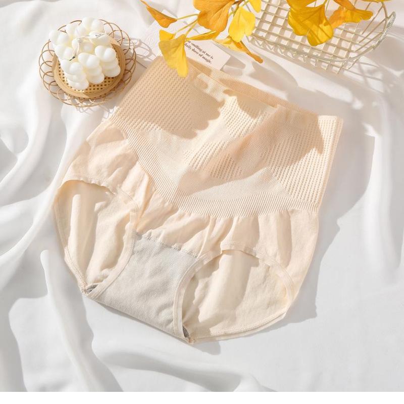 Female Spring and Autumn Sexy Thread Protection Palace Abdominal Girdle Waist Shaping High Waist Triangle Briefs