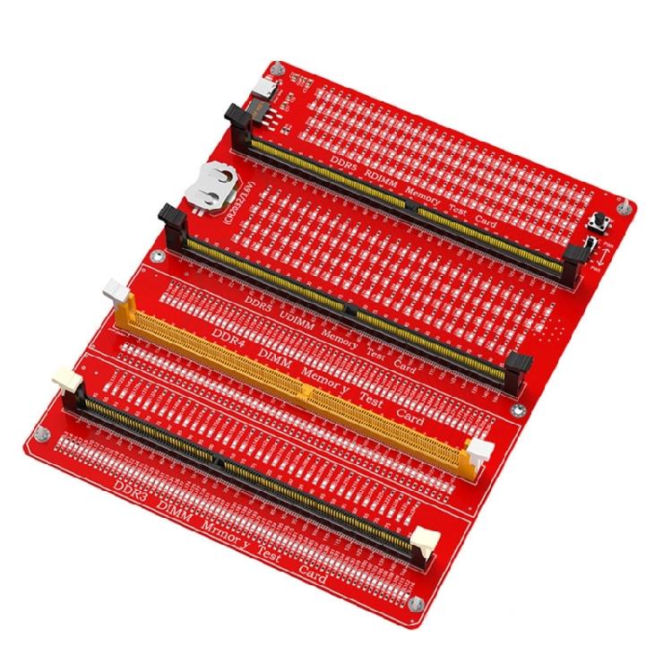 

Portable Memory Diagnostic Tool 4 in 1 DDR3 / DDR4 / DDR5 UDMM / DDR5 RDIMM Memory Tester Fast And Precise Testing 1