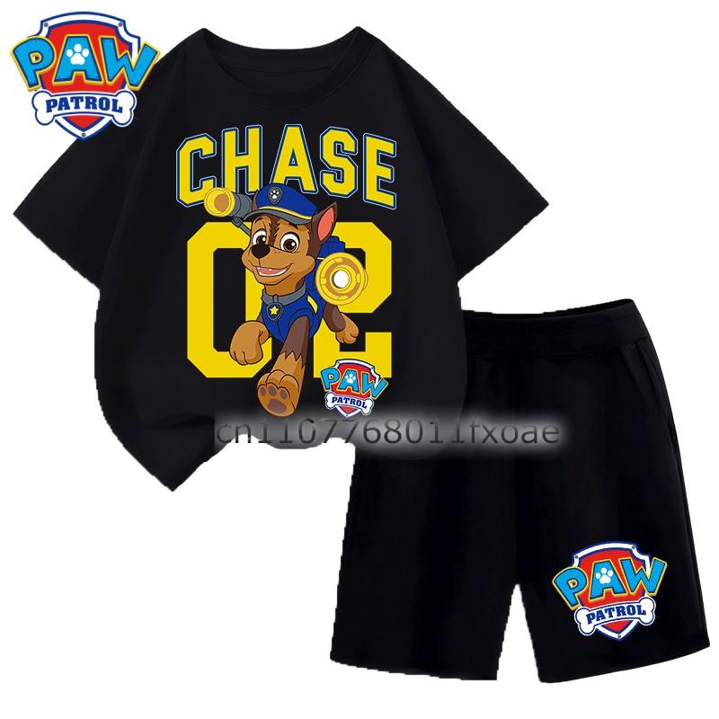 Children's Summer Beach Clothing Boys' Two-Piece Set Short-Sleeve Top and Shorts Casual Outfit
