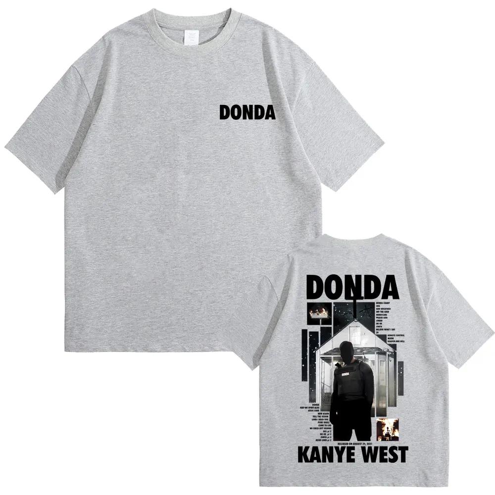 Rapper Kanye West Donda Graphic T-shirt Men Women Hip Hop Fashion Pop Music T Shirts Men's Casual Summer Vintage T-shirts Tops