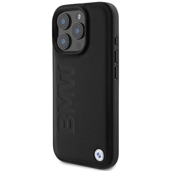Bmw Bmhcp16Xsllbk Iphone 16 Pro Max 6.9Czarny/Black Hardcase Leather Hot Stamp