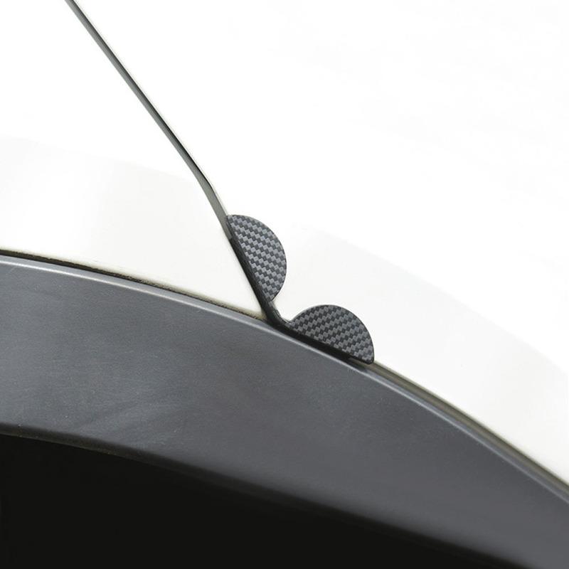 4x Antikollisions-Eckenschutz für Autotüren vorne, Auto-Türstoßfänger, Aufprallschutz, Kratzschutz, Kantenschutz, Zierleiste