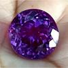 Lab-Created Purple Sapphire Loose Gemstone 70 Ct Round Cut September Birthstone for Gem Collections