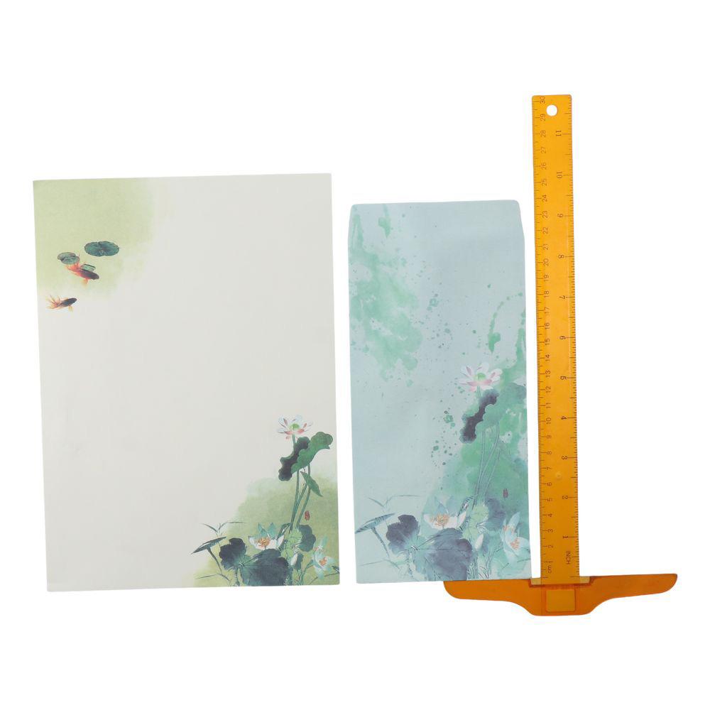 Chinese Style Letter Paper and Envelopes Set A4 Writing Paper Printing Stationery Paper  Office