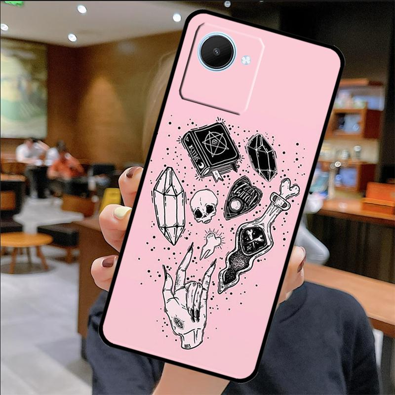 Witchcraft Occult Pentagram Case For Realme C75 C67 C61 C55 C53 C51 C21Y C25S 10 11 12 13 14 Pro Plus GT 6T 6 5 GT7 Pro