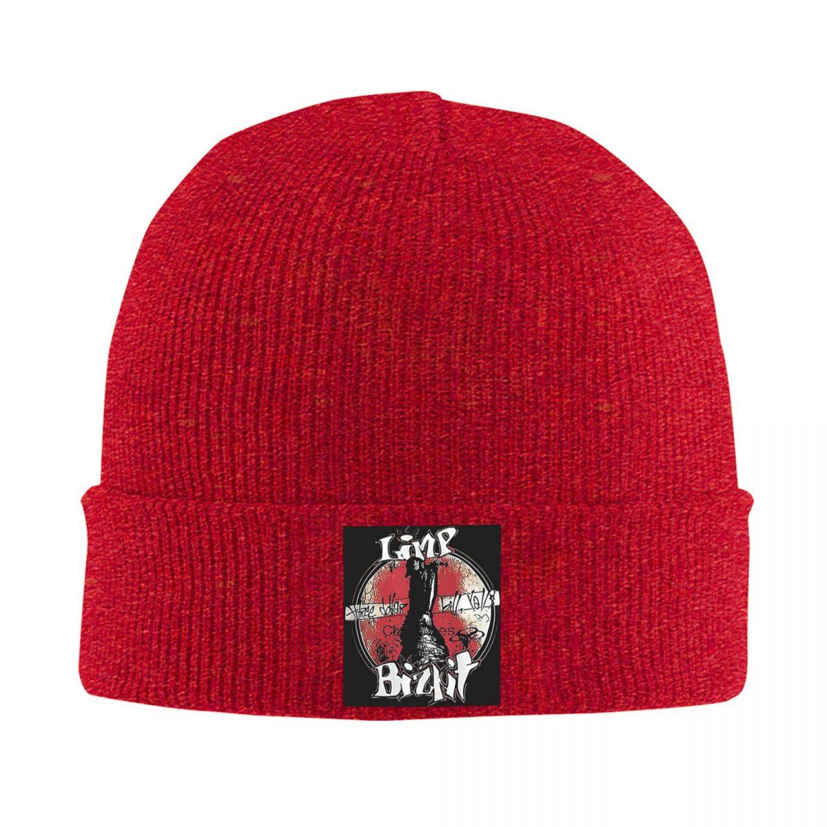 

Limp Bizkit Warm Knitted Cap Hip Hop Bonnet Hat Autumn Winter Outdoor Beanies Hats for Unisex Adult One Size