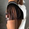 New Style Elastic Tassel Beach Cover-up Skirt