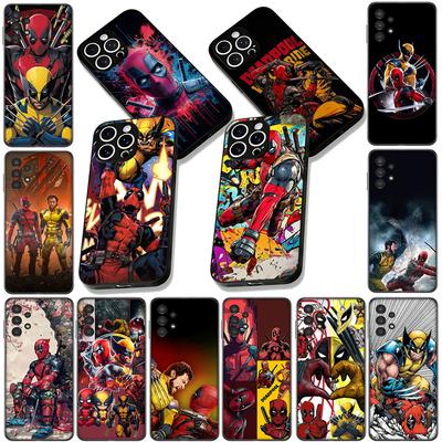 Wolverine Deadpool Marvel Casing Phone Cover for Apple iPhone 13 12 Mini XS 11 Pro Max 7 8 Plus + XR SE 2022 2020 SE3 Soft Case
