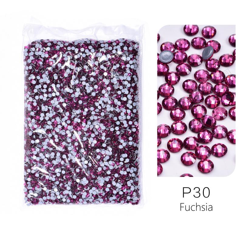 Large Packaging Uniform Glass Imitation Austrian Hot Diamond, Hot Melt Adhesive Bottom Diy Clothing Shoes And Hats Jewelry Rhinestone