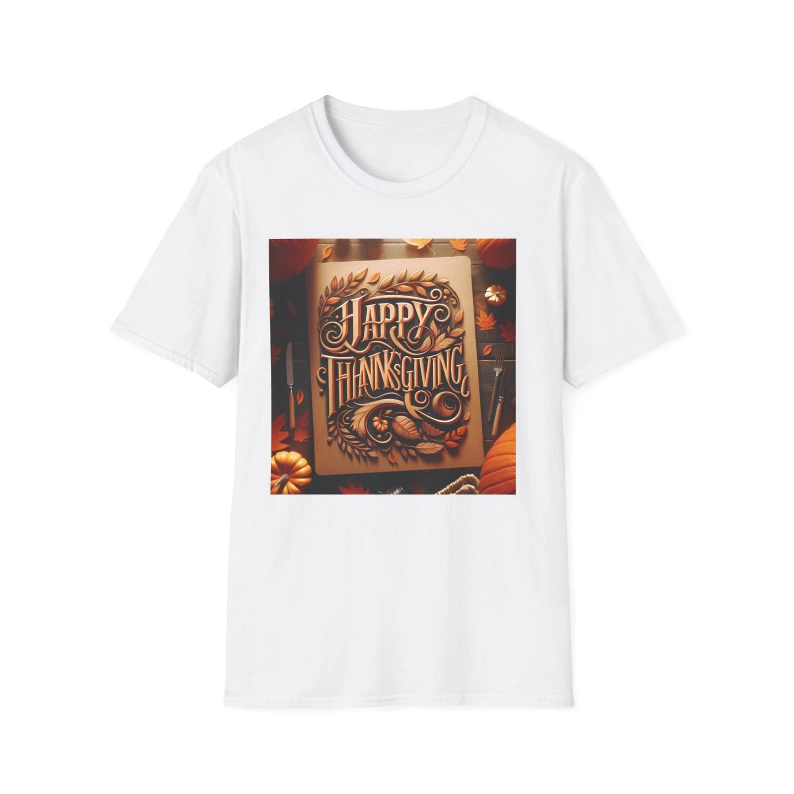 Thanksgiving Themed Unisex Softstyle Children s Children s T  Children s T-shirt, Fall Apparel, Holiday Gift, [...] 150