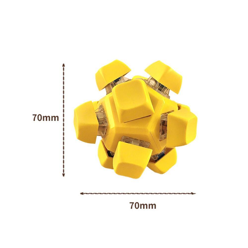 Square Keyboard Caps Toy Calming Button Pinch Toy Finger Toy Mechanical Keyboard  Kids Teens