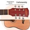 38/41-Inch Beginner Folk Guitar for Boys, Girls, and Students – Entry-Level Wooden Musical Instrument