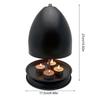 Tea Light Oven Tealight Candle Heater Double-Walled Metal Radiator Candle Heater Hand Warmer For Home Study Office Living Room