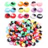 50-100pcs Tai Chi Acrylic Beads Yin Yang Black White Flat Round Loose Beads for Jewelry Making DIY Bracelet Necklace Accessories