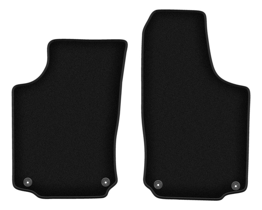 Alfombrillas de suelo de terciopelo delanteras BÁSICAS para: Opel Tigra B TwinTop, descapotable (2003-2008)